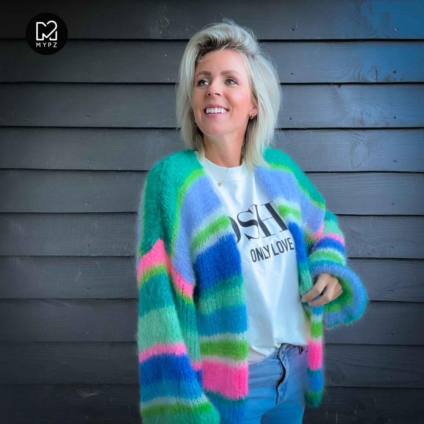 Knitting kit – MYPZ Basic Light Mohair Cardigan Shamrock No10 (ENG-NL-DE)