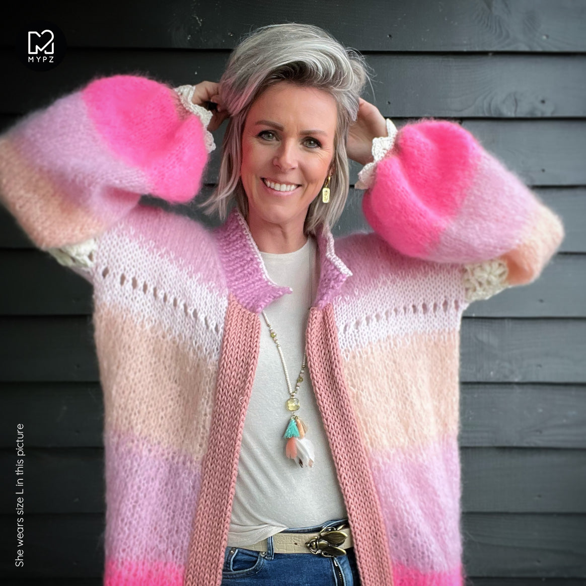 Breipakket – MYPZ Light Mohair Vest Sugar Pop No.9 (ENG-NL)