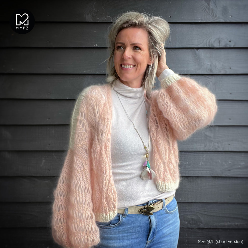 Breipakket – MYPZ Light Mohair Cardigan Leaves No9 (ENG-NL)