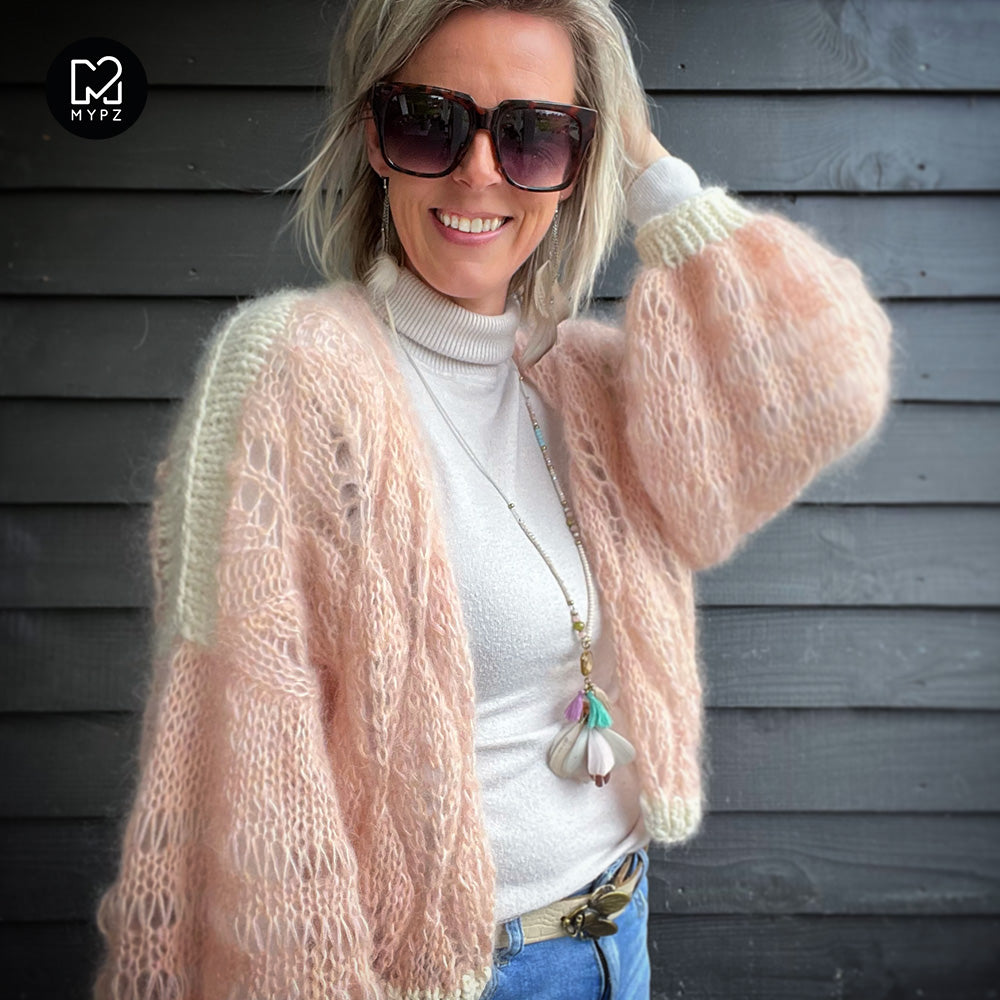 Breipakket – MYPZ Light Mohair Cardigan Leaves No9 (ENG-NL)