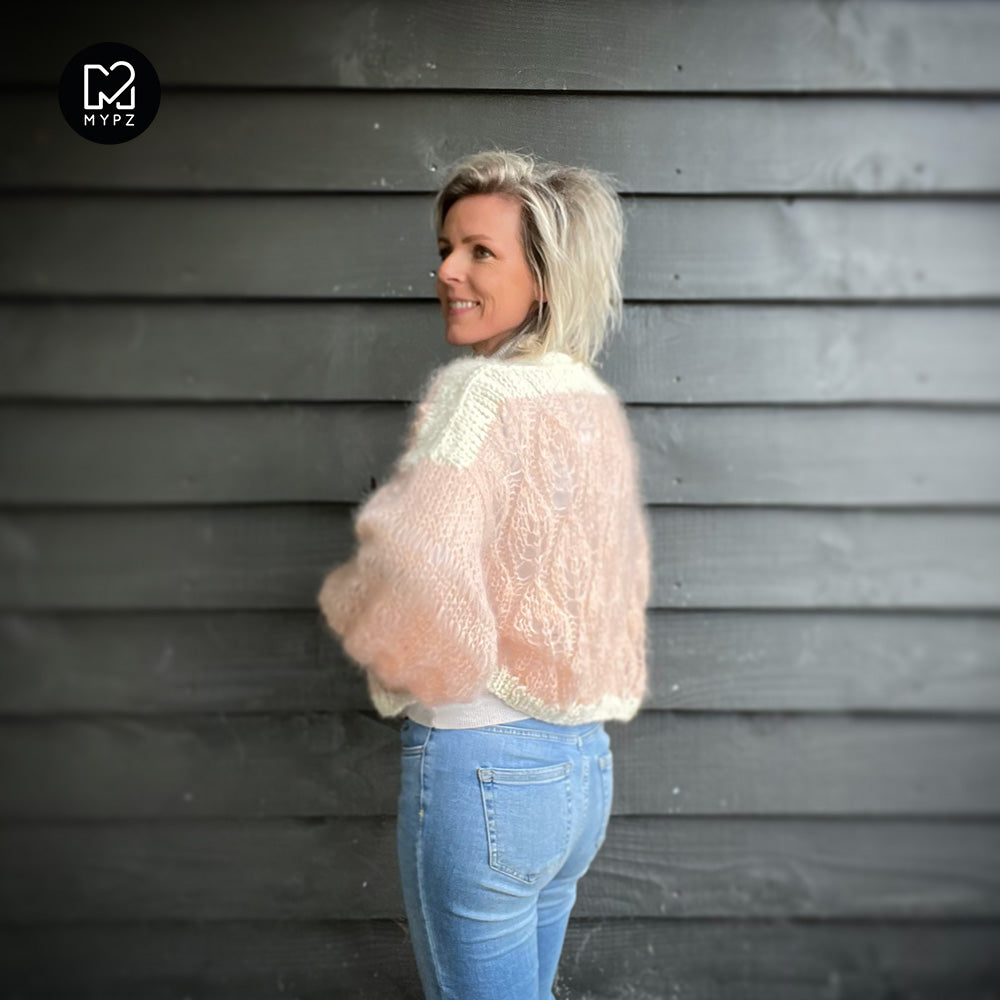 Breipakket – MYPZ Light Mohair Cardigan Leaves No9 (ENG-NL)