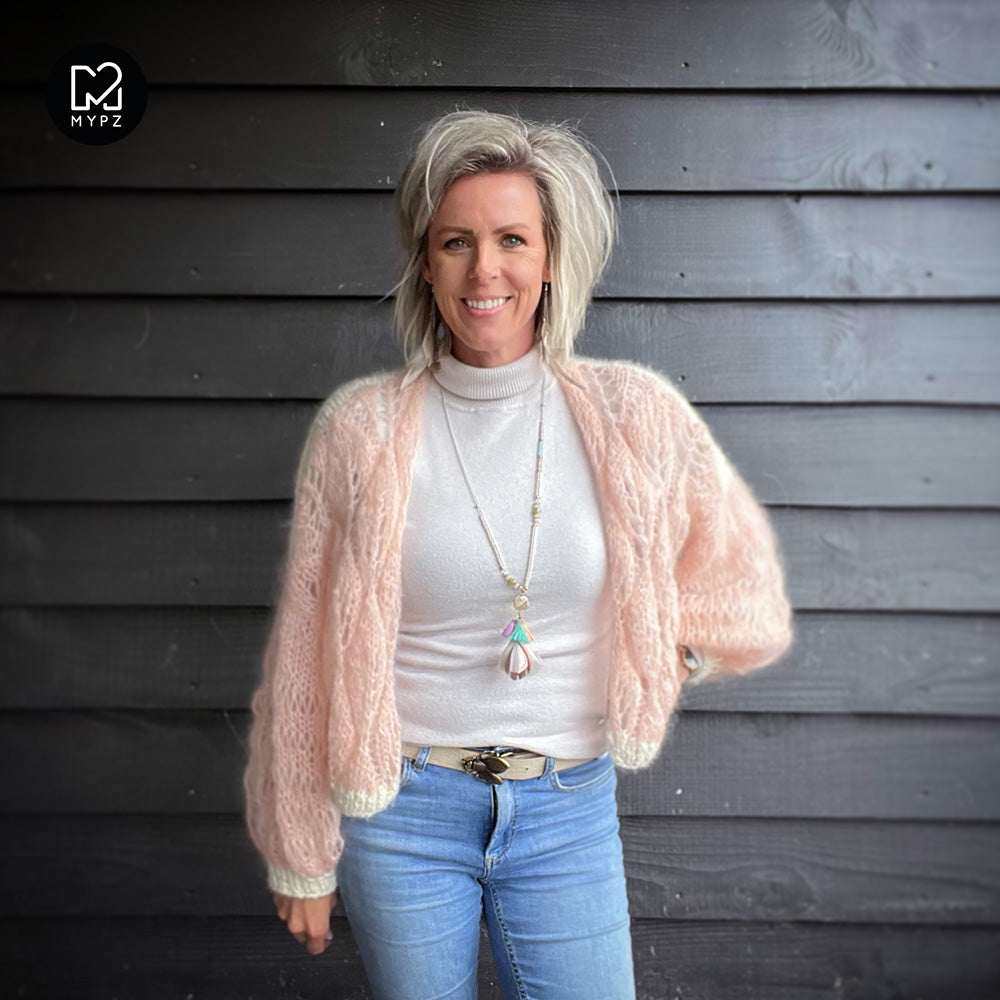 Breipakket – MYPZ Light Mohair Cardigan Leaves No9 (ENG-NL)