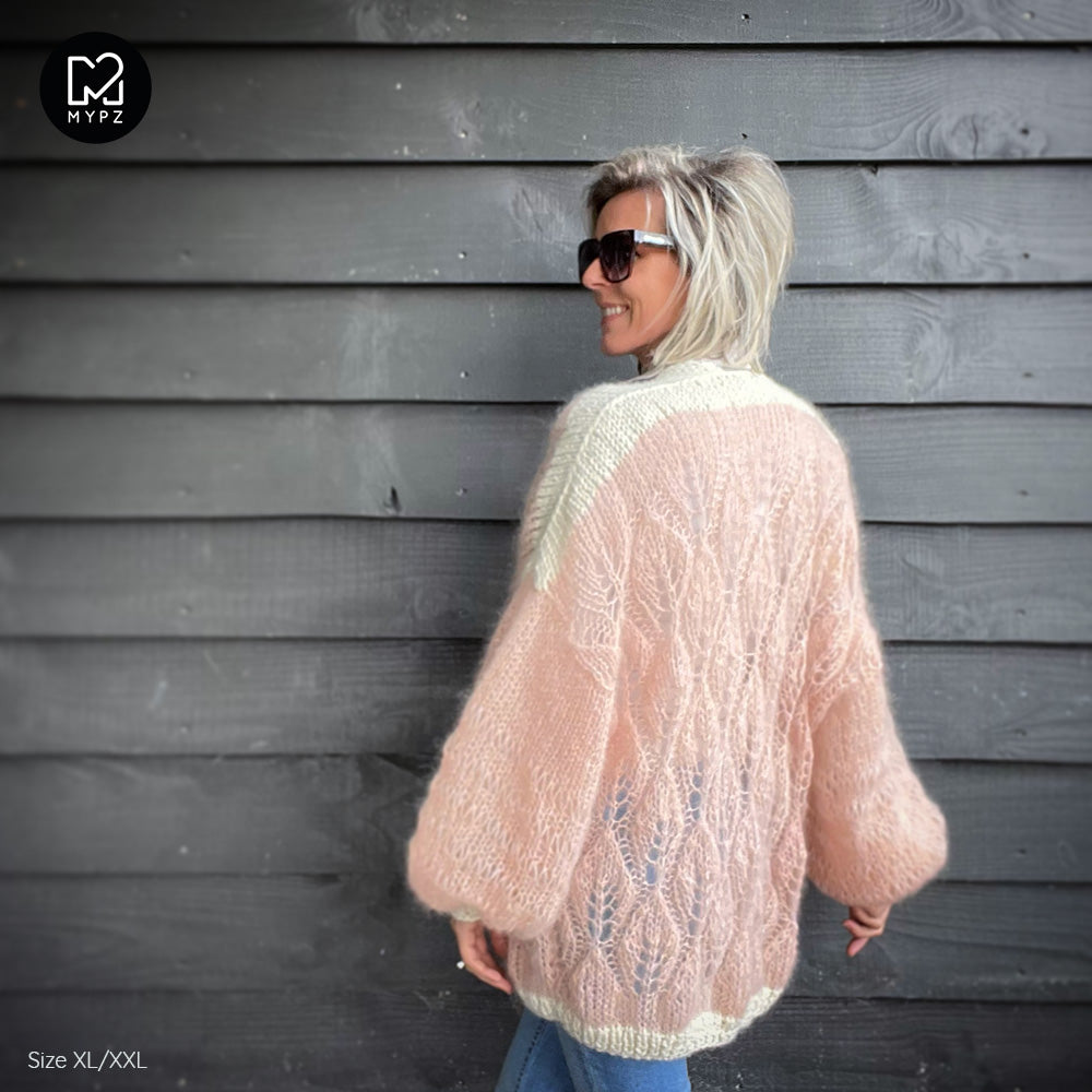 Breipakket – MYPZ Light Mohair Cardigan Leaves No9 (ENG-NL)
