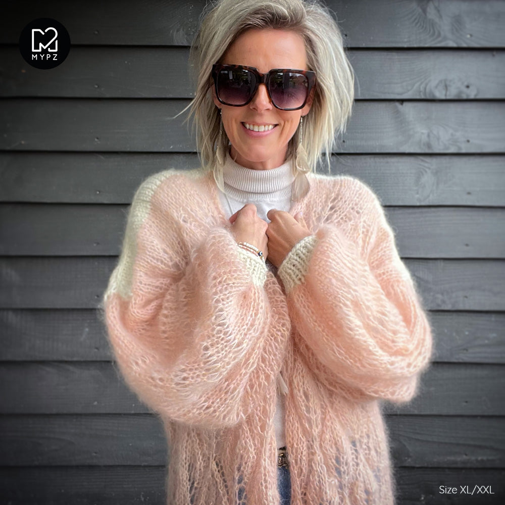 Breipakket – MYPZ Light Mohair Cardigan Leaves No9 (ENG-NL)
