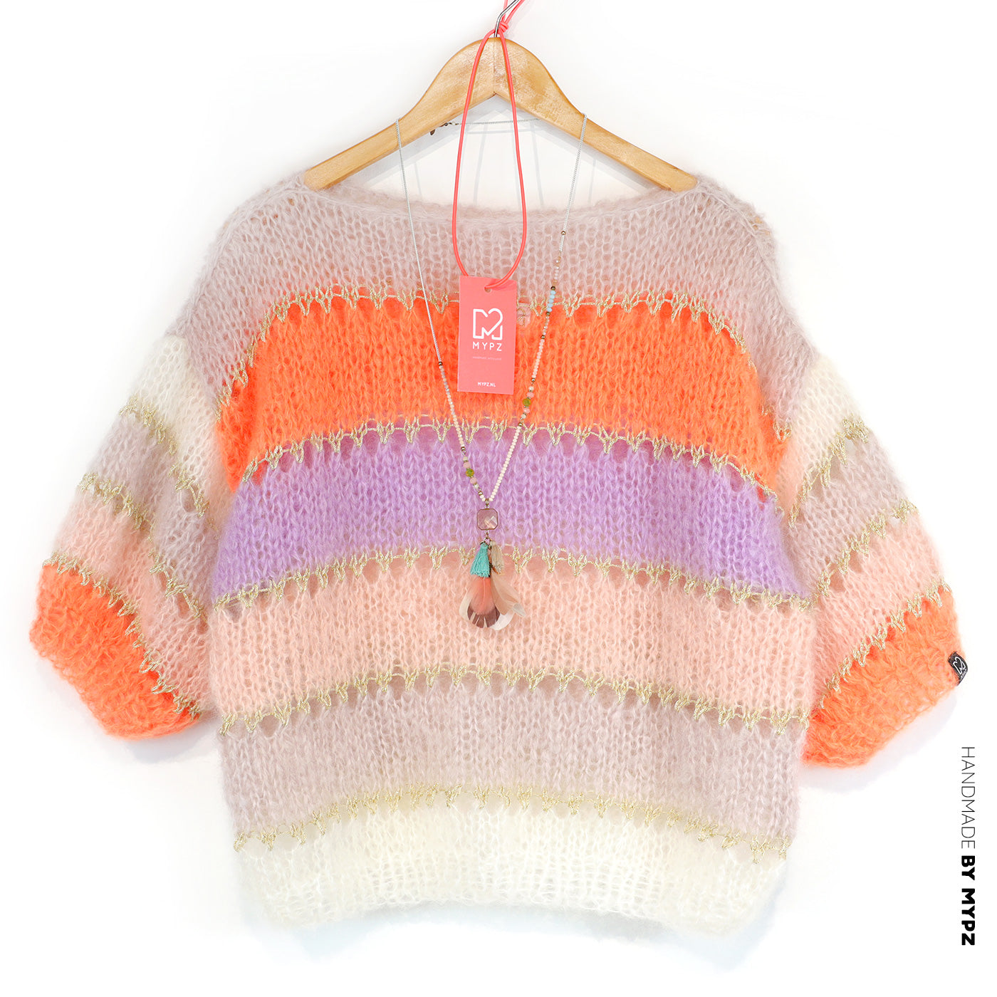Breipakket – MYPZ Light Mohair top Orange No10 (ENG-NL-DE)