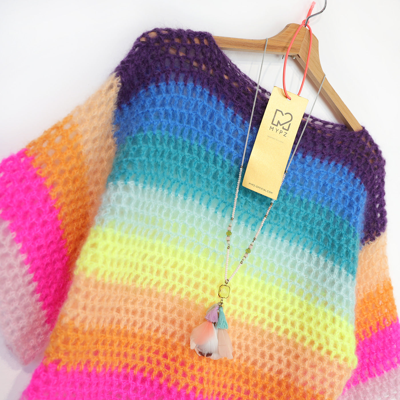 Haakpatroon – MYPZ gehaakte rainbow top (ENG-NL-DE)