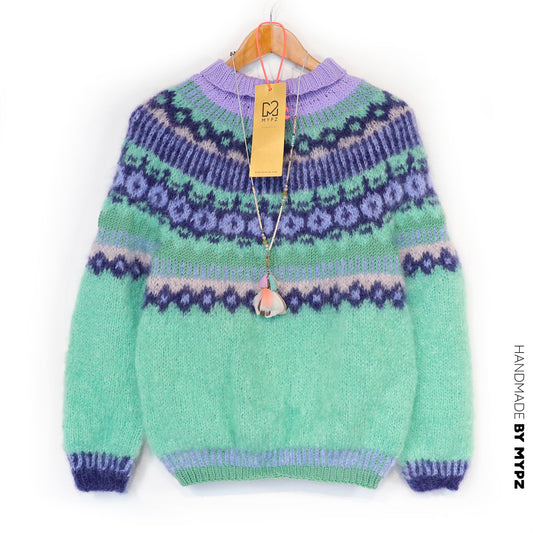 Breipakket – MYPZ top-down sweater Oceana No6 (ENG-NL-DE)
