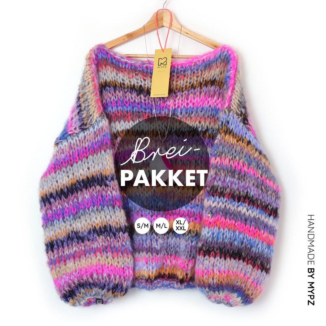 Breipakket – MYPZ Chunky Mohair Pullover Flirty No15 (ENG-NL)
