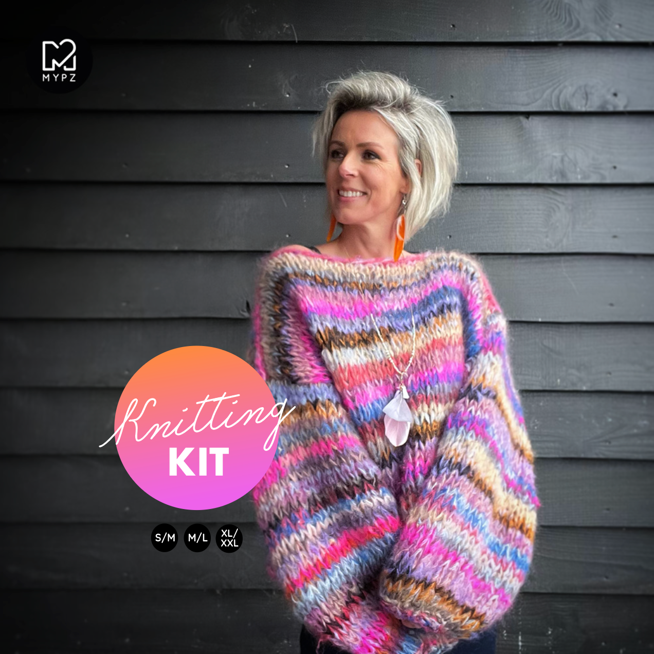 Breipakket – MYPZ Chunky Mohair Pullover Flirty No15 (ENG-NL)