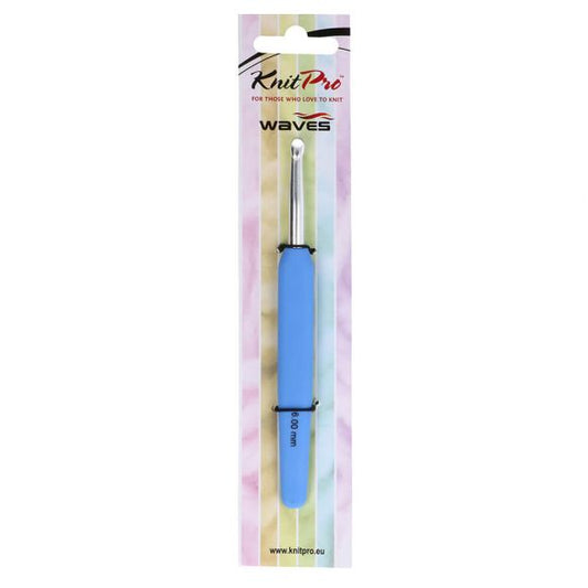 Knitpro Waves crochet hook – 6mm (US 10-UK4)