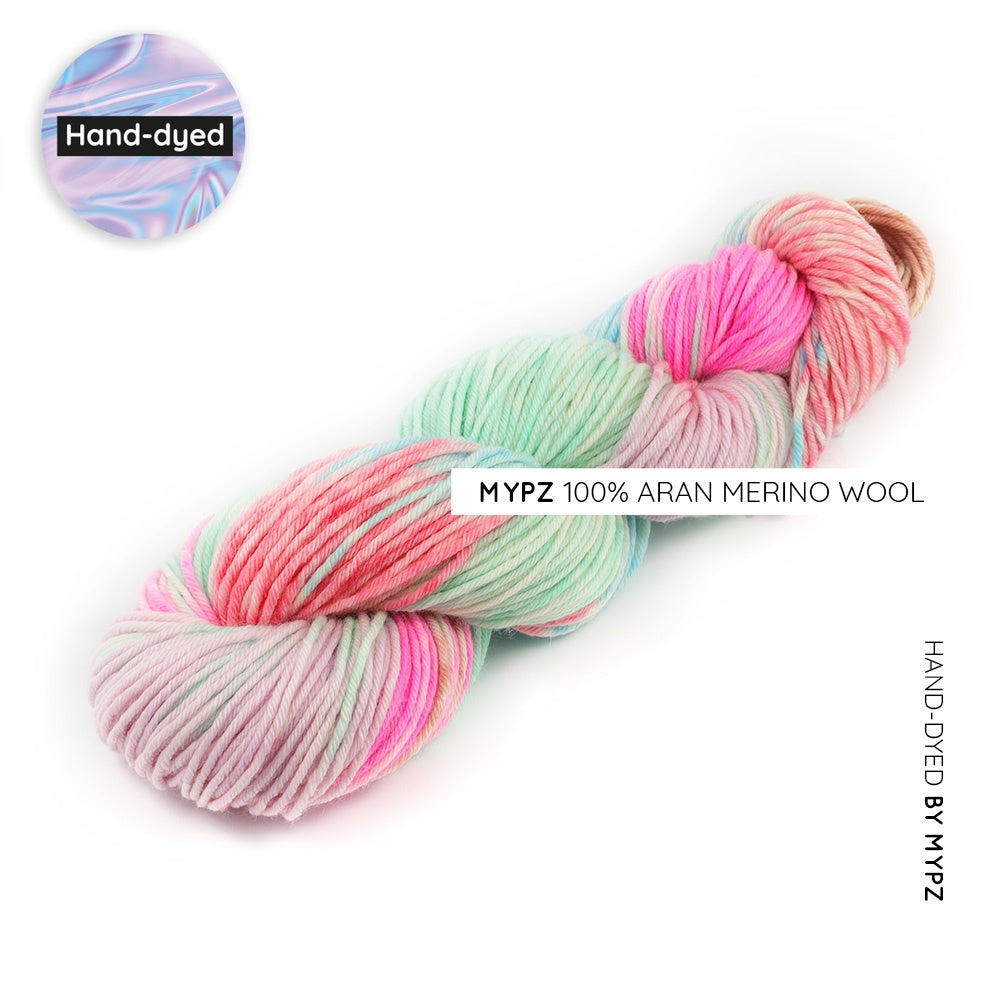 MYPZ Aran merino Pastel Summer