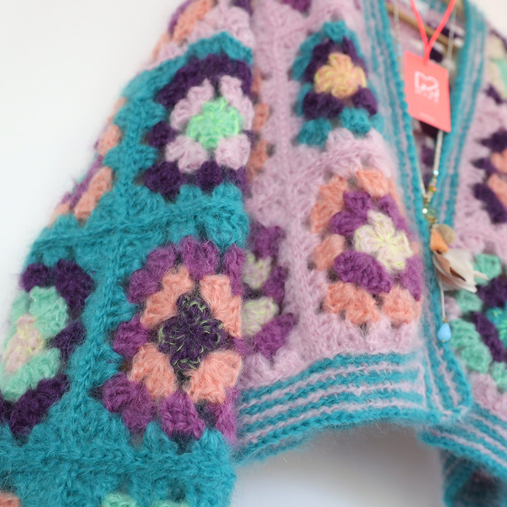 Haakpakket - MYPZ Granny square bomber vest Hailey (ENG-NL)