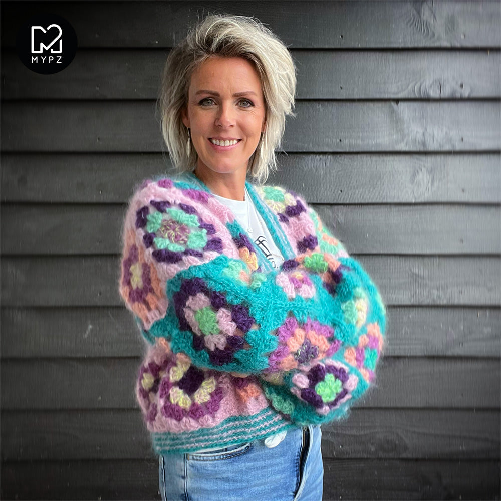 Haakpatroon - MYPZ Granny square bomber vest Hailey (ENG-NL)