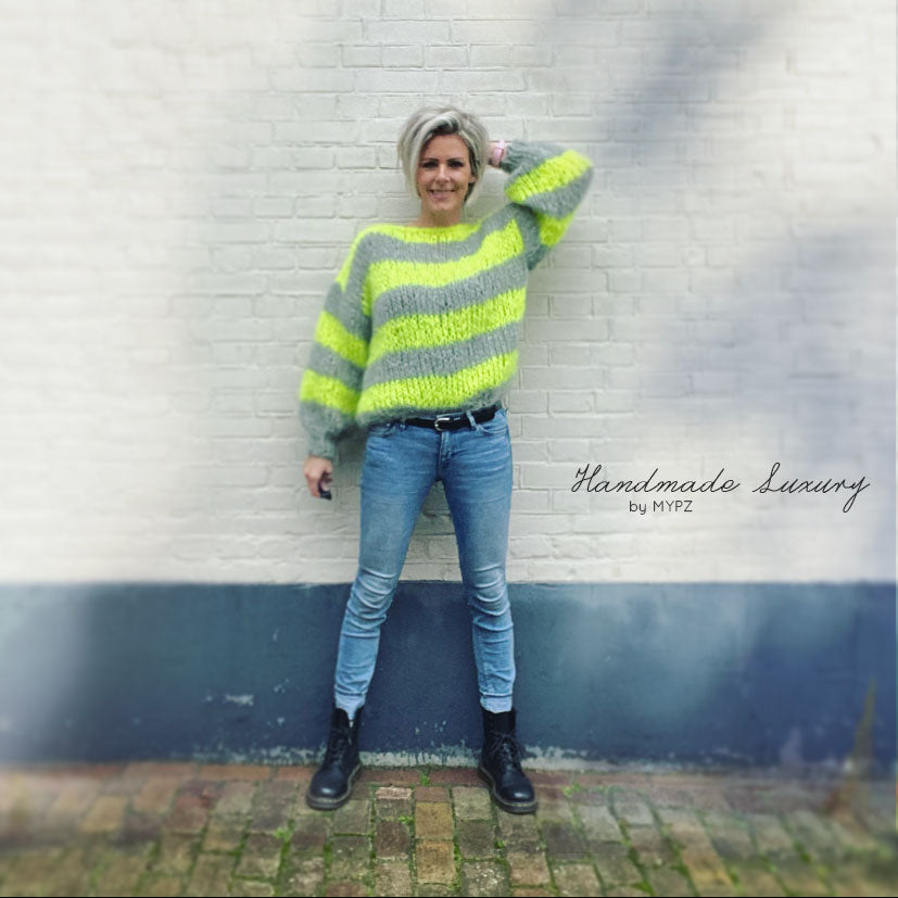 MYPZ basic chunky pullover Neon no15