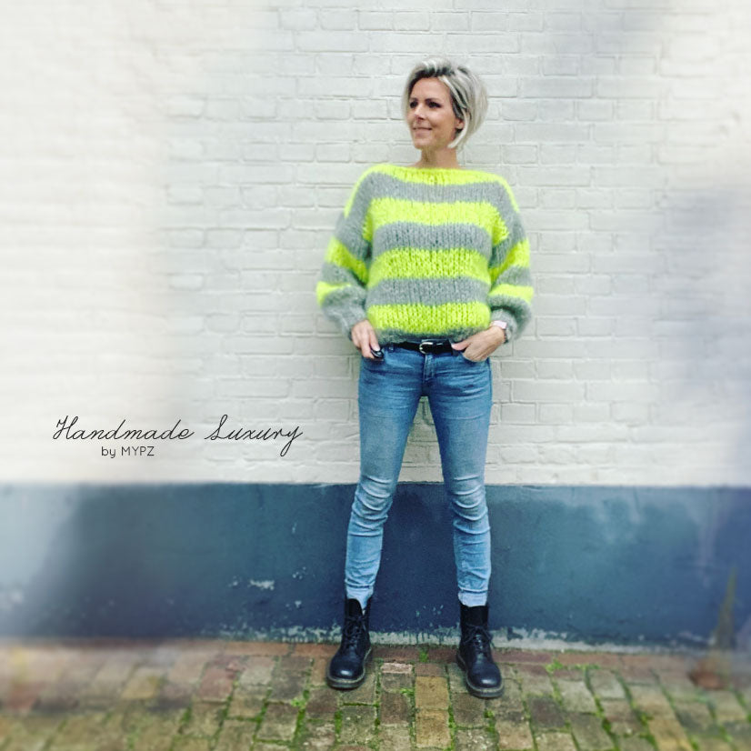 MYPZ basic chunky pullover Neon no15