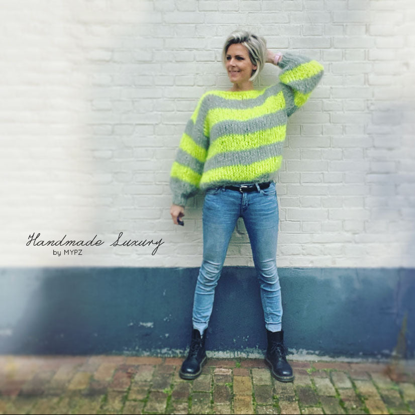 MYPZ basic chunky pullover Neon no15