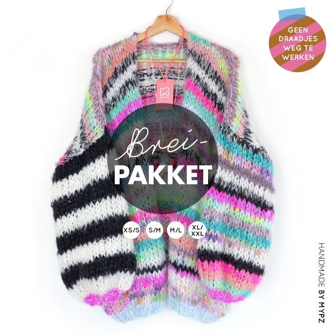 Breipakket – MYPZ Chunky Mohair Vest Indian Summer No.15 (ENG-NL)