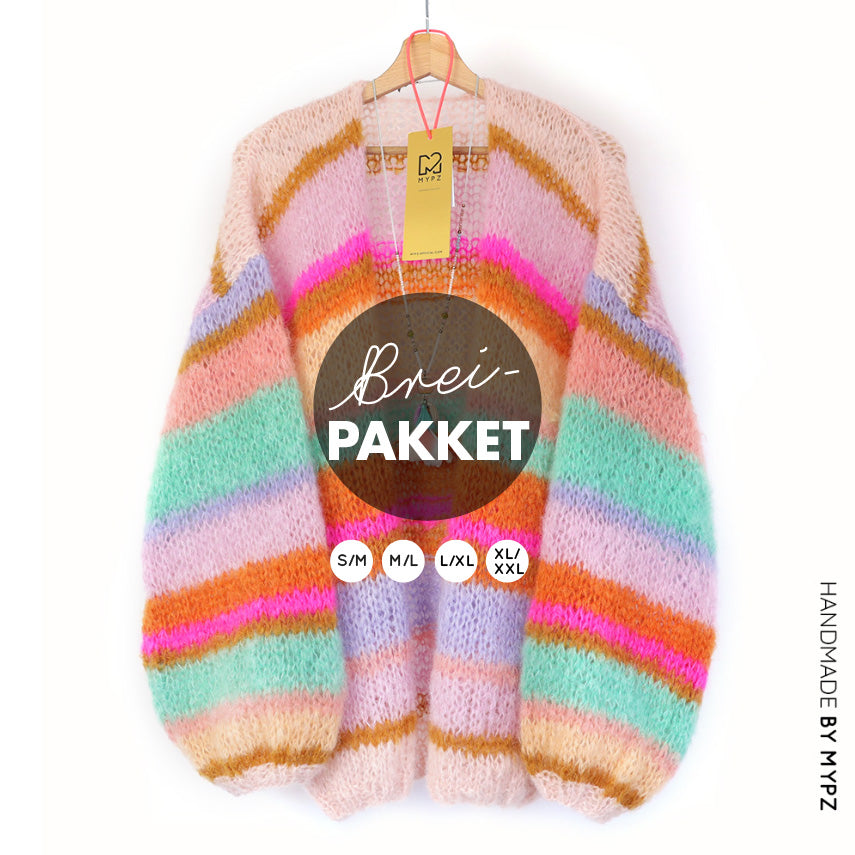 Breipakket – MYPZ Basic Light Mohair vest Talia No10 (ENG-NL)