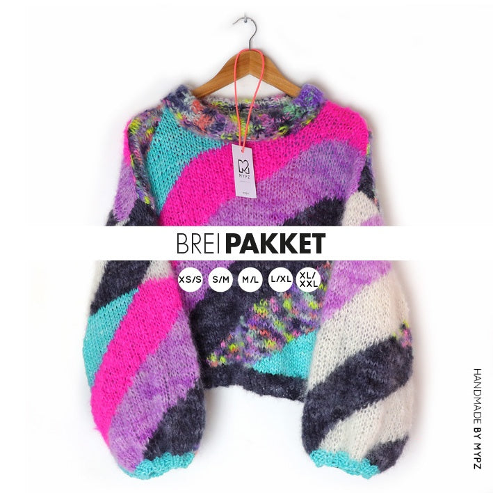 MYPZ breipakket mohair trui Roxette No8