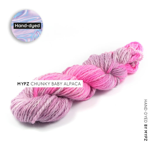 MYPZ Hand-dyed Baby Alpaca – Purple-pink