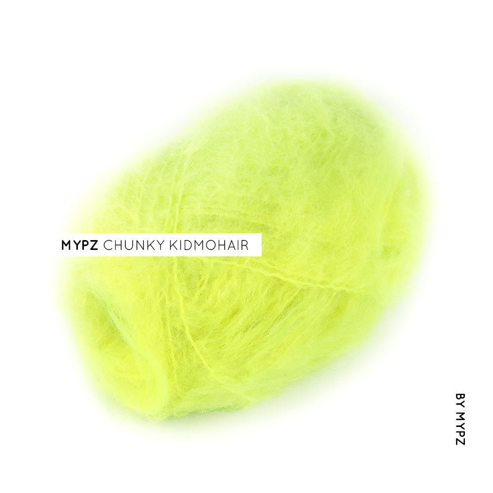 MYPZ chunky kidmohair Neon Yellow