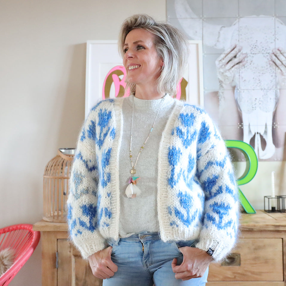 Breipakket – MYPZ Chunky Bomber vest Tulpen Blauw No.9 (ENG-NL)