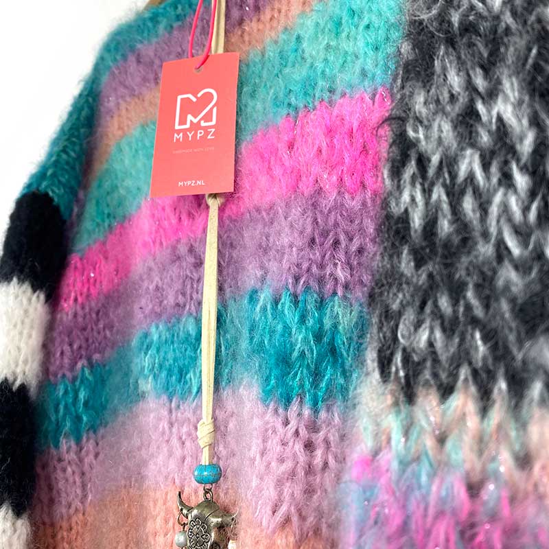 MYPZ colorsplash mohair pullover No9