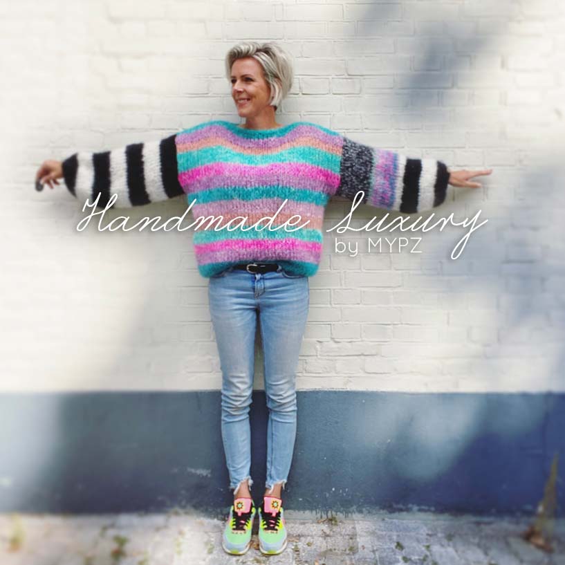 MYPZ colorsplash mohair pullover No9