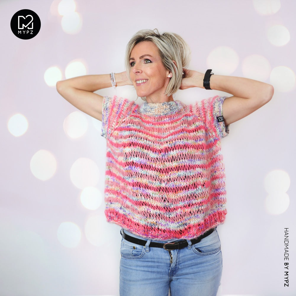 Knitting kit MYPZ coral Top no6