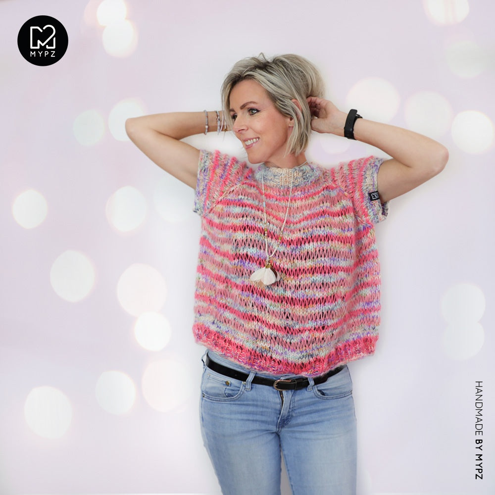 Knitting kit MYPZ coral Top no6