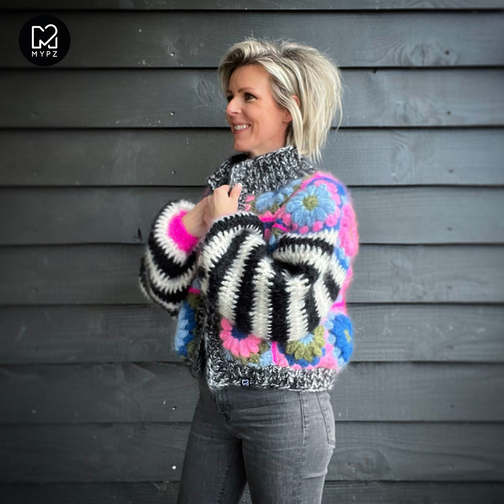 Haakpatroon - MYPZ 3D Granny Vest PinkyBlue (ENG-NL)