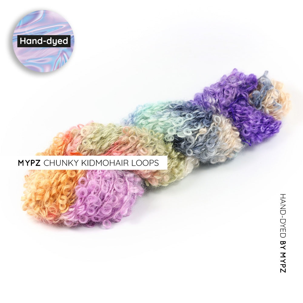 MYPZ hand dyed chunky kidmohair loops Vivienne3