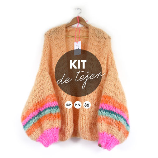 MYPZ kit de tejer CHAQUETA BÁSICA GRUESA