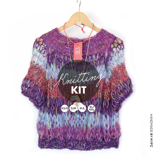 Knitting Kit – Club Pullover Glam No.15 (ENG-NL)