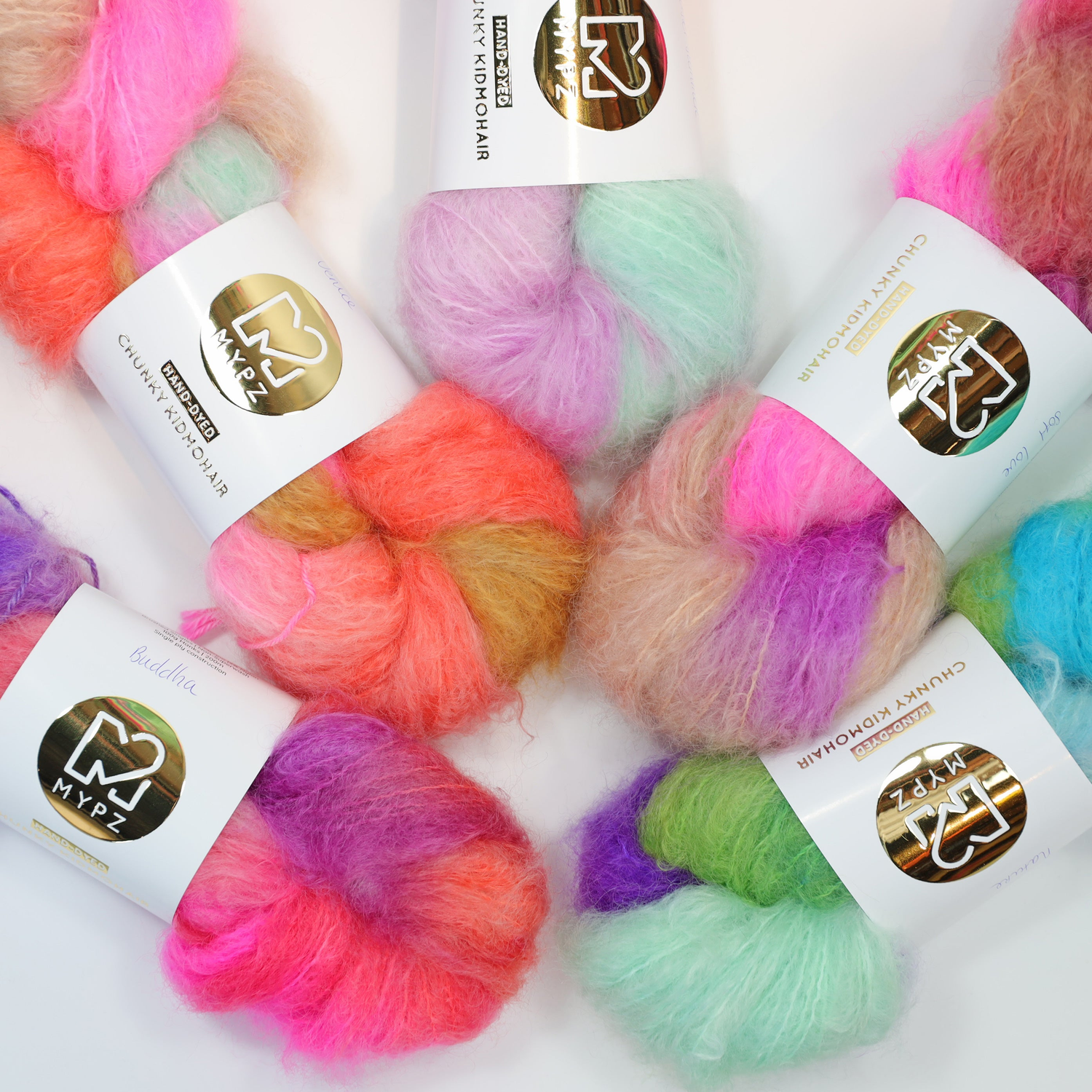 Hand-Dyed Chunky Kidmohair DK