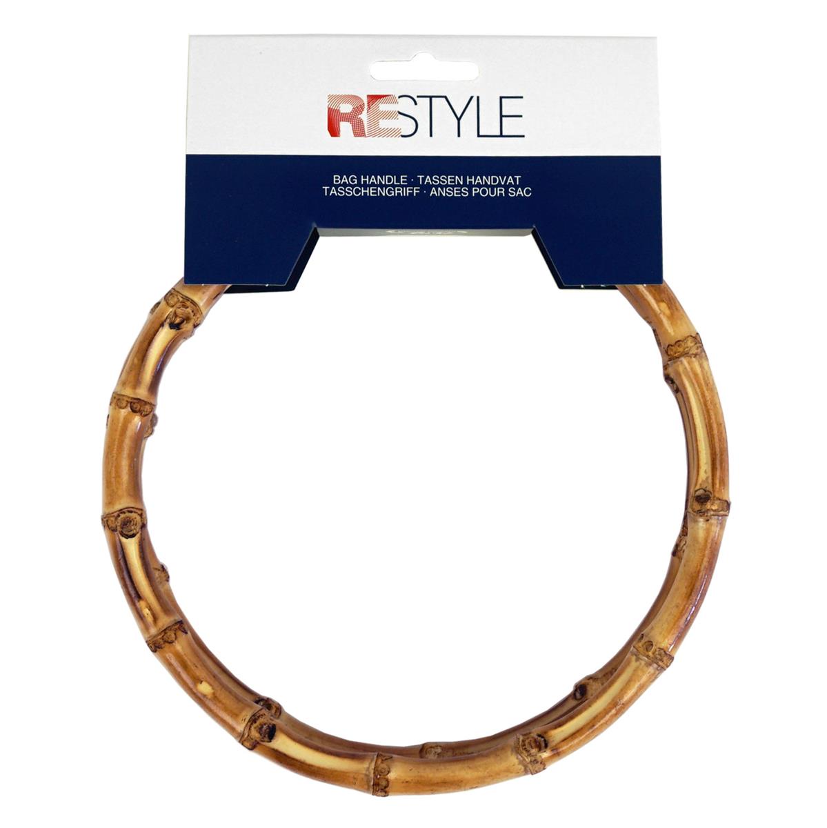 Bamboo Wood Handbag Handles 18cm