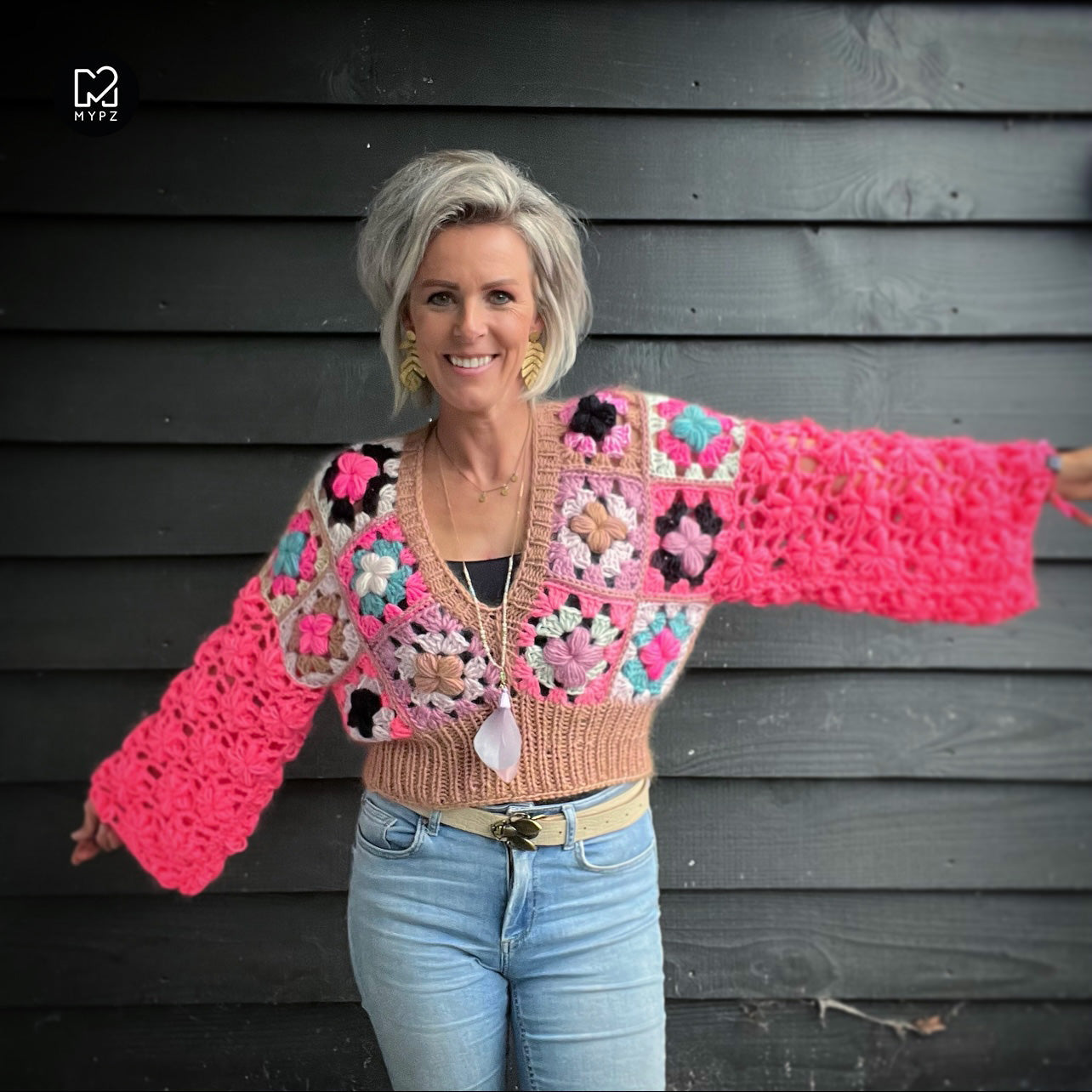 Flower store crochet top