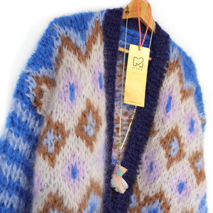 Breipatroon – Chunky Mohair-vest Alpine Breeze nr.12 (ENG-DE-NL-ES-FR-IT-DA-SV-NO)