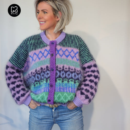 Knitting Kit – MYPZ Cardigan True Blue No6 (ENG-NL-DE)