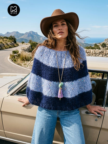 Knitting pattern – MYPZ Moonlight Sparkle Cape No8 (ENG-NL-DE)