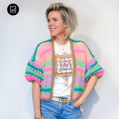Breipakket – MYPZ Light Mohair vest Faby No10 (ENG-NL-DE)