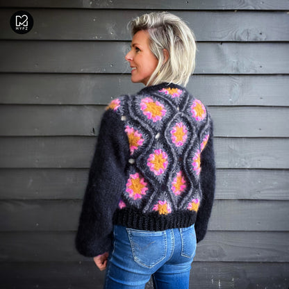 Crochet kit - MYPZ Masterpiece Cardigan Pink Star (ENG-NL)