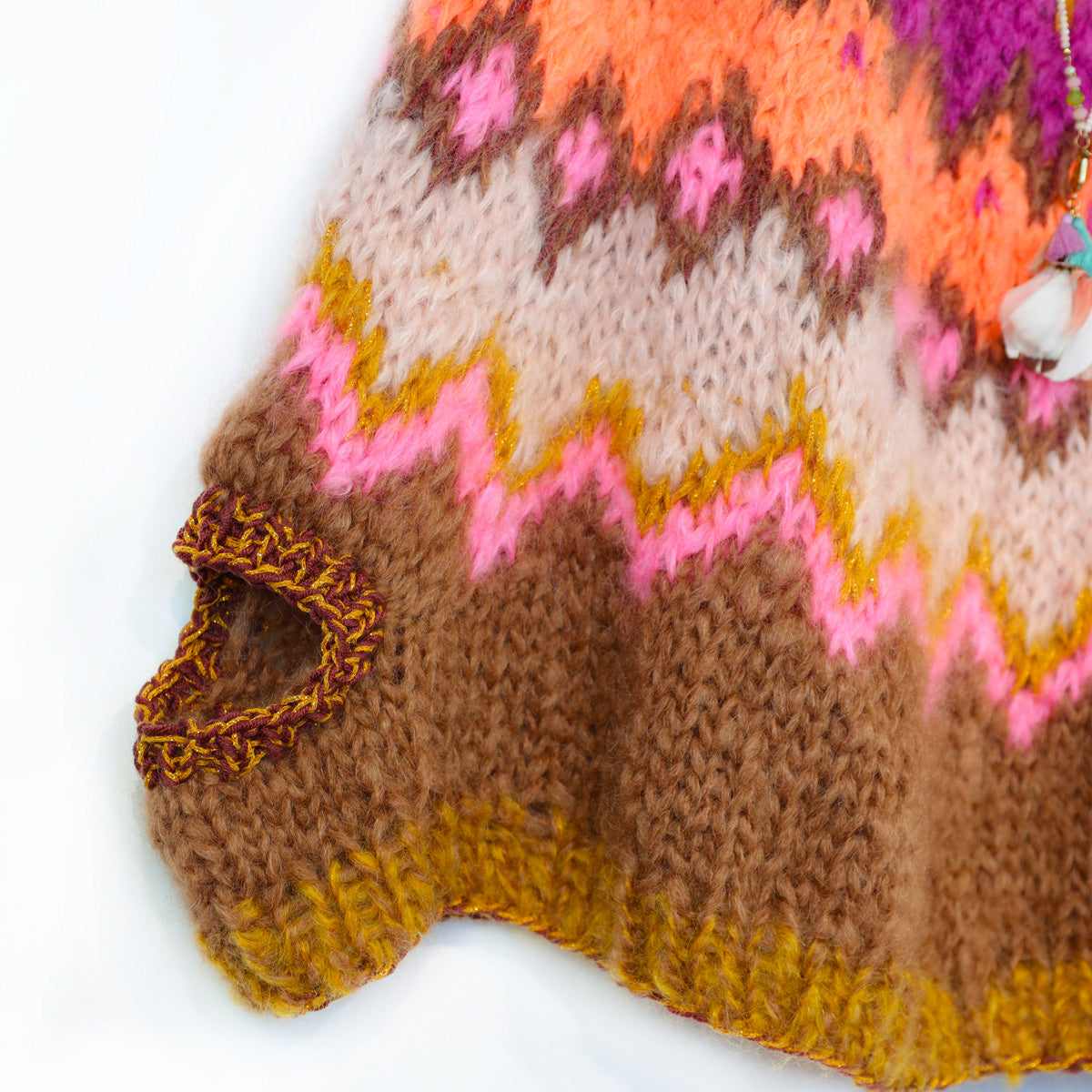 Breipatroon – MYPZ Chunky Topdown Mohair Poncho Brownberry No.12 (ENG-DE-NL-ES-FR-IT-DA-SV-NO)
