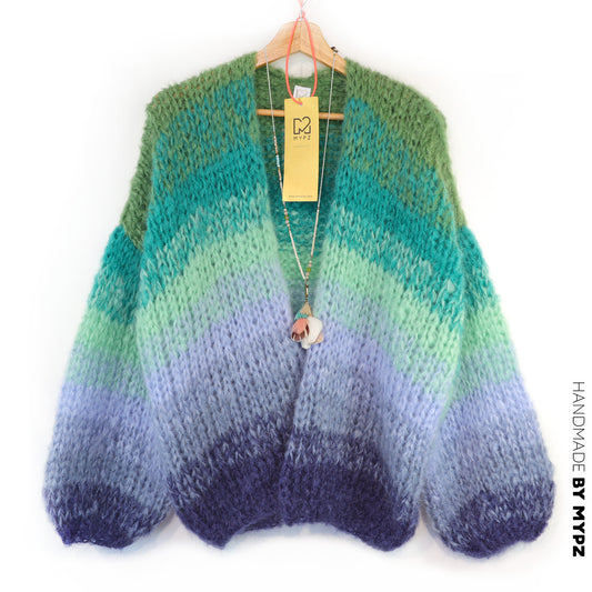 Breipakket – MYPZ Chunky Mohair-vest Mystic Lagoon nr. 15 (ENG-DE-NL-ES-FR-IT-DA-SV-NO)