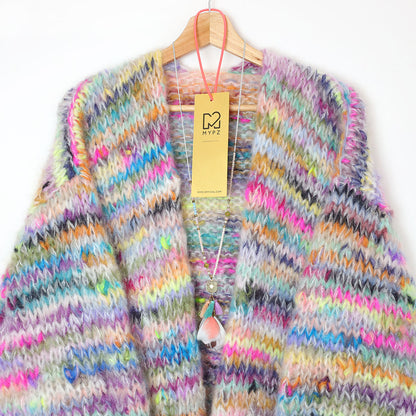 Breipakket – MYPZ Chunky Mohair vest Scrap No.15 (ENG-NL-ES)