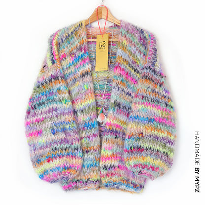 Breipakket – MYPZ Chunky Mohair vest Scrap No.15 (ENG-NL-ES)