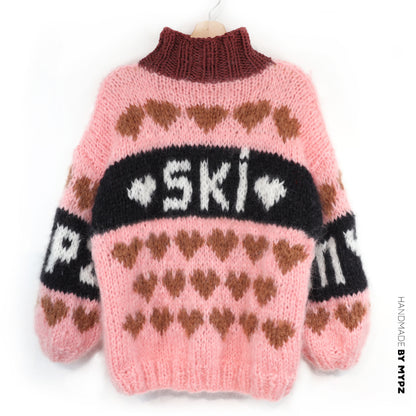 Breipakket – MYPZ Chunky Mohair trui Sugar Slopes No.9 (ENG-NL-DE)