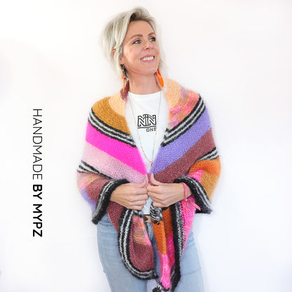 Breipakket - Cosy Cuddle Mohair omslagdoek Pecan No6 (ENG-NL)