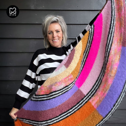 Breipakket - Cosy Cuddle Mohair omslagdoek Pecan No6 (ENG-NL)