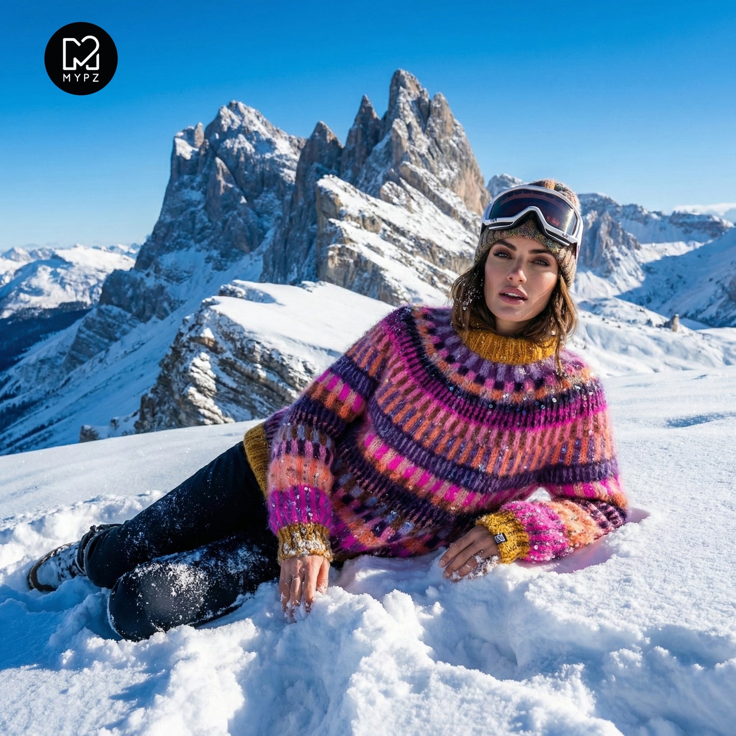 Breipatroon – MYPZ top-down sweater Boho Firefly No6 (ENG-NL-DE)